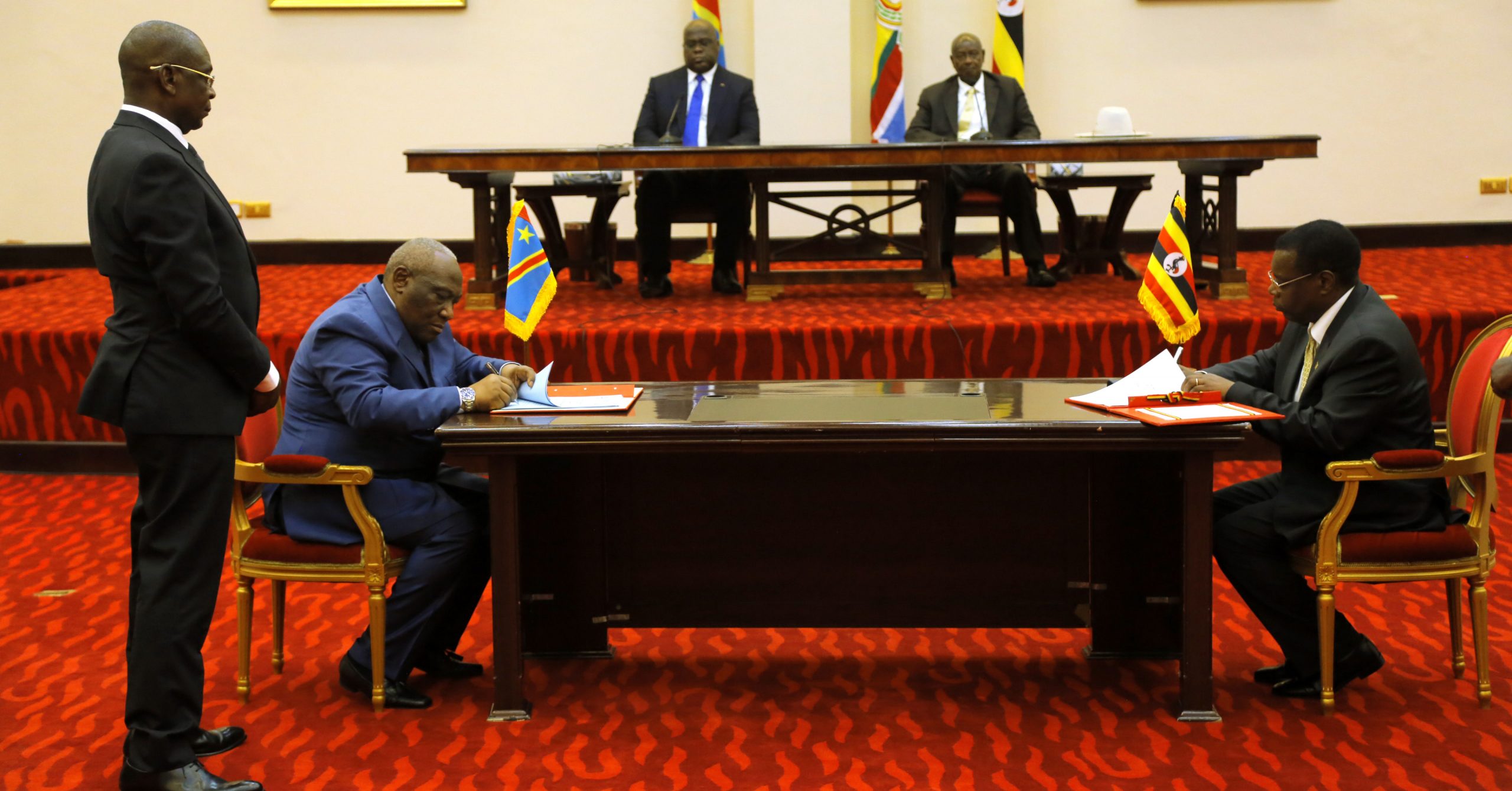 Allocution de Monsieur Célestin Pierre RISASI TABU wa M’Simbwa à l’ouverture des concertations entre l’OCC et l’UNBS  Entebbe, le 04 novembre 2019