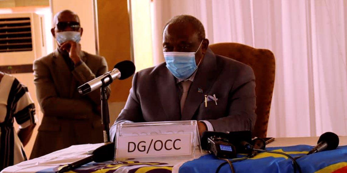 Allocution du Directeur Général de l’OCC, M. Célestin Pierre RISASI TABU wa M’SIMBWA, à l’occasion de la signature du Contrat de Performance entre OCC et le Ministère du Commerce Extérieur