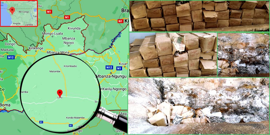 Incinération des produits impropres à la consommation appréhendés par les services de l’OCC au Kongo-Central