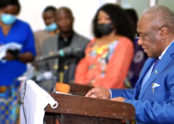 Allocution de Monsieur Célestin Pierre RISASI TABU wa M’Simbwa à l’occasion de la visite de travail de Son Excellence Jean-Lucien BUSSA TONGBA, Ministre du Commerce Extérieur