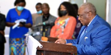 Allocution de Monsieur Célestin Pierre RISASI TABU wa M’Simbwa à l’occasion de la visite de travail de Son Excellence Jean-Lucien BUSSA TONGBA, Ministre du Commerce Extérieur