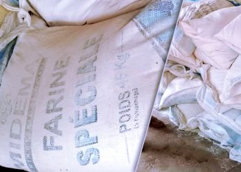 OCC-DIREQ | Saisie d’un lot de 24 sacs de farine avariée par l’agence OCC/Gbado-lite