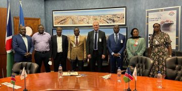 Clôture à Swakopmund en Namibie du 7ème comité de pilotage du contrat OCC-Bureau Veritas BIVAC BV relatif à la vérification de la conformité des marchandises importées en RDC.