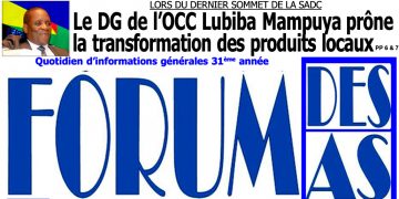 Revue de Presse du 25-08-2022| LORS DU DERNIER SOMMET DE LA SADC: Le DG de l’OCC Gaby LUBIBA MAMPUYA prône la transformation des produits locaux