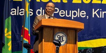 Gaby LUBIBA MAMPUYA, DG OCC, à la conférence publique de la SADC tenue à Kinshasa sur l’industrialisation régionale.