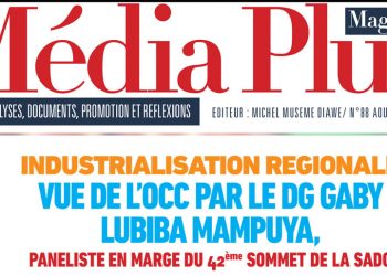 MEDIA PLUS : Industrialisation régionale vue de l’OCC par le Dg Gaby LUBIBA MAMPUYA, paneliste en marge du 42eme sommet de la SADC