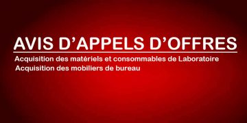Dossiers d’avis d’appels d’offres n°OCC/CGPMP/01/001/2022 et n°OCC/CGPMP/01/007/2022 relatifs à l’acquisition des matériels et consommables de Laboratoire et des mobiliers de bureau