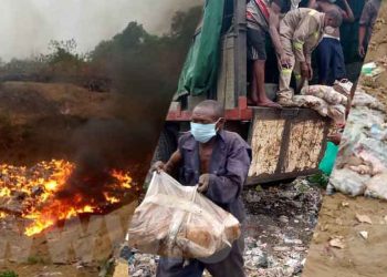Destruction de 1.300 kgs de produits avariés en provenance du Congo Brazzaville