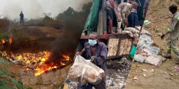 Destruction de 1.300 kgs de produits avariés en provenance du Congo Brazzaville