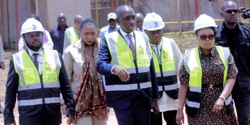 La DGA Mme Christelle MUABILU sur le chantier OCC/Lualaba