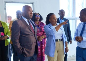 Visite d’inspection des travaux de réhabilitation du laboratoire de Kinshasa par Madame le Directeur Général ai de l’OCC