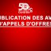 Publication des Avis d’appels d’offres : DAO n° OCC/CGPMP/01/019/2026 acquisition des vivres
